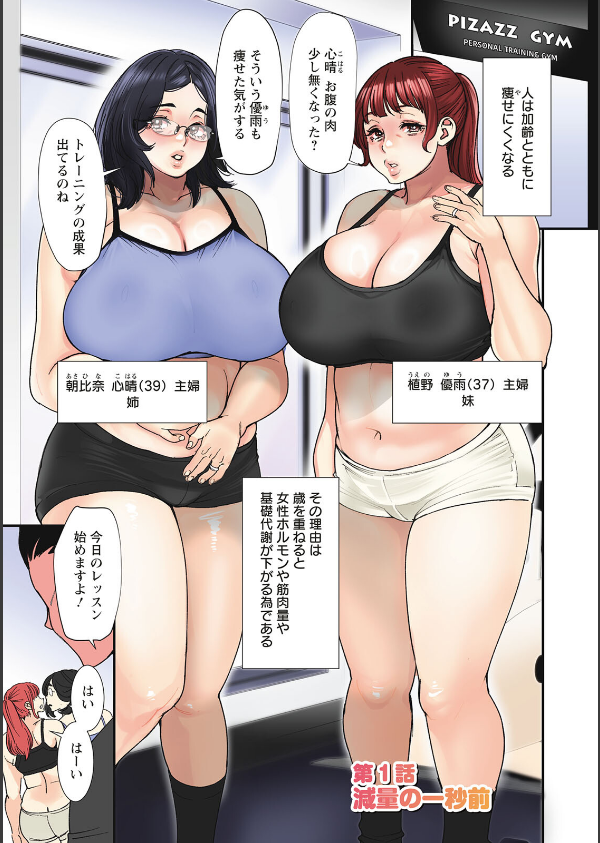 ぽっちゃり人妻姉妹の淫乱セクササイズ_3枚目の画像