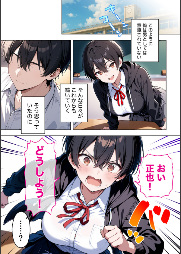 ボーイッシュ幼馴染がエロすぎて困っています_7枚目の画像