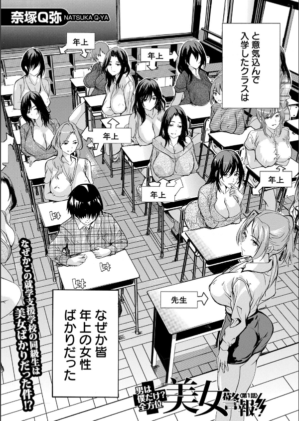 男は僕だけ！？全方位美女警報！！（単話）_3枚目の画像