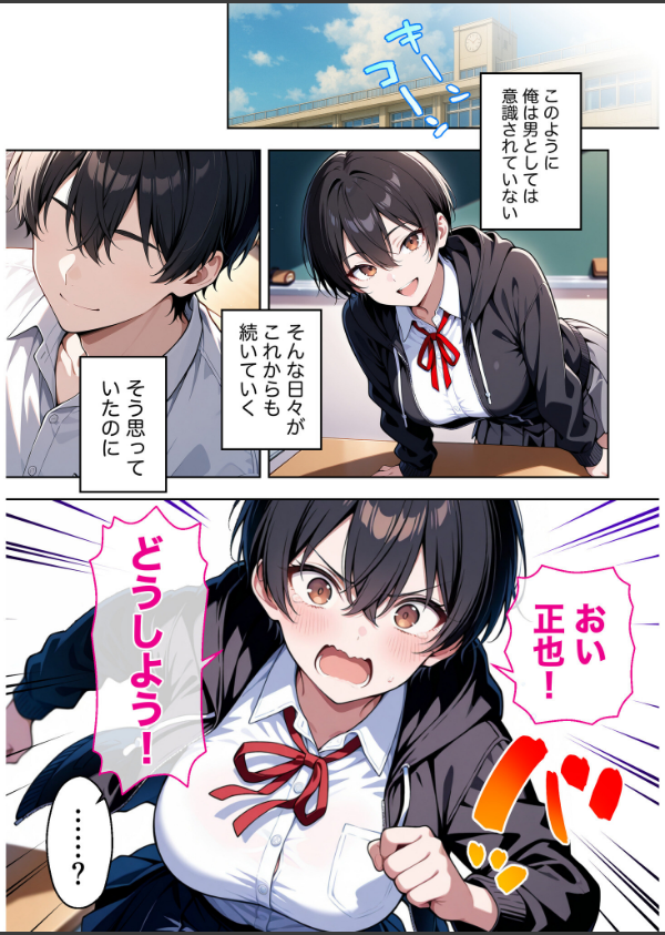 ボーイッシュ幼馴染がエロすぎて困っています_6枚目の画像