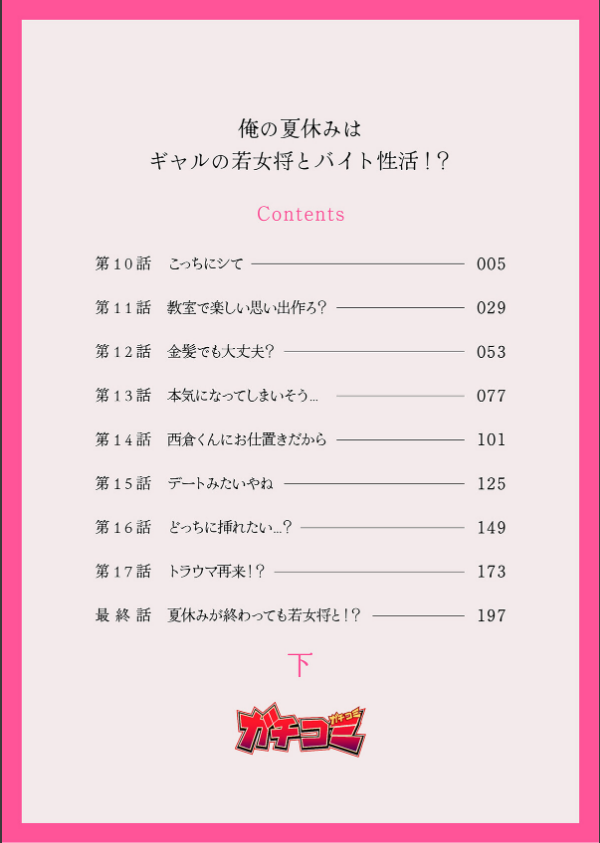 俺の夏休みはギャルの若女将とバイト性活！？【電子単行本】_3枚目の画像